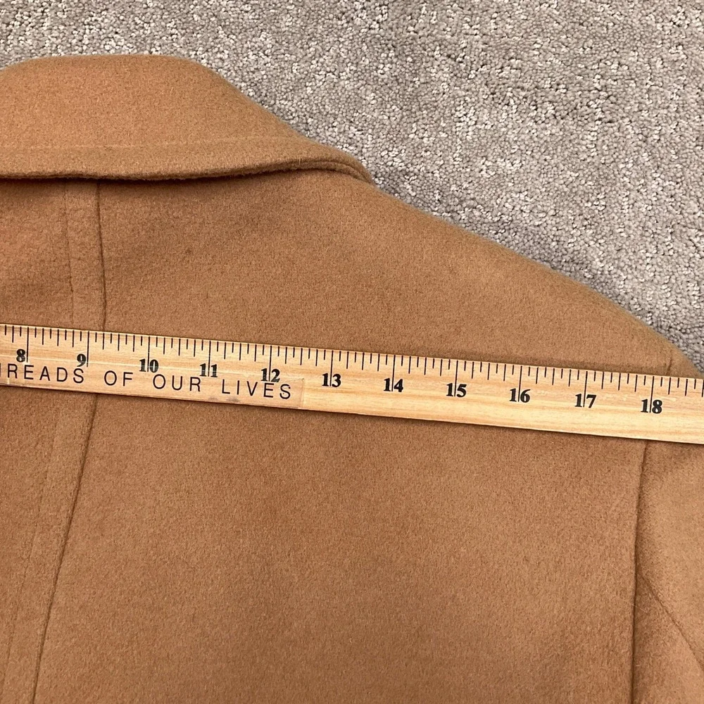 London Fog Overcoat Mens 42R Camel Tan Traditional Preppy‎ Wool Academia VTG USA